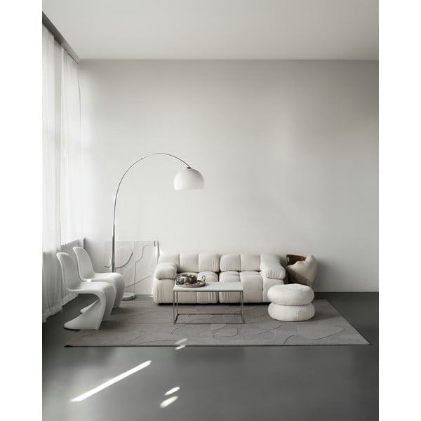 Siva volnena preproga 160x230 cm Morphic Botanica – Agnella-image-2