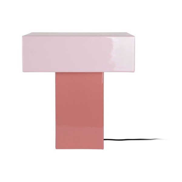 Rožnata namizna svetilka (višina 35 cm) Grato Recto – Leitmotiv