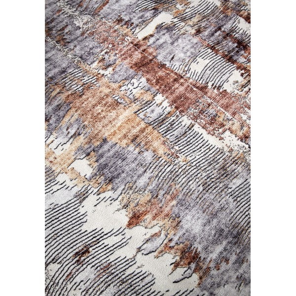 Siva preproga 120x160 cm Malard Copper Gold – Elle Decoration-image-4