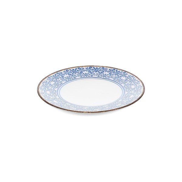 Bel/moder desertni porcelanast krožnik ø 21 cm Azul – BonBistro-image-2