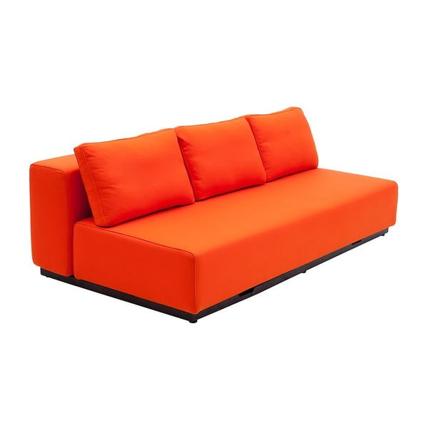 Oranžen raztegljivi kavč Softline Nevada, 200 cm