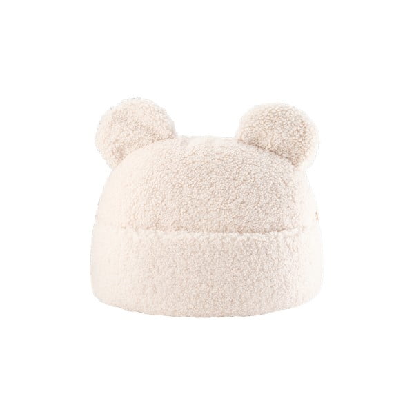 Kremno bela otroška blazina bouclé Teddy Pouch – Wigiwama
