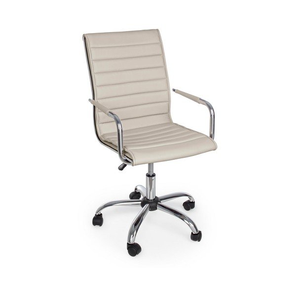 Sivorjav pisarniški stol iz umetnega usnja Perth – Yes Everyday