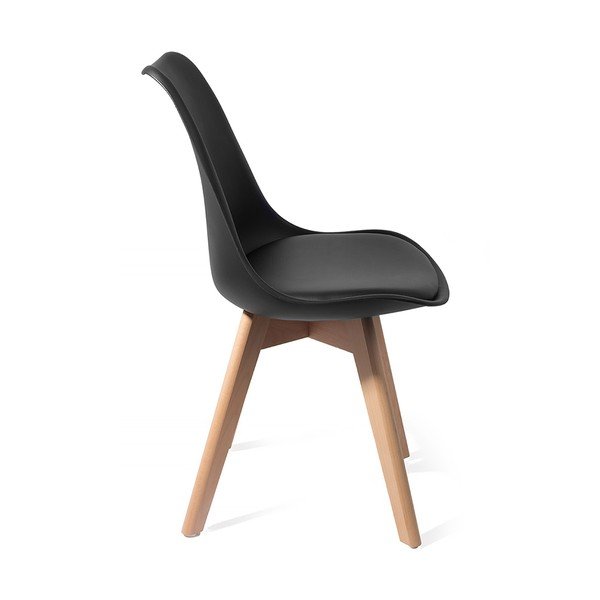 Komplet 4 črnih stolov Tomasucci Kiki Evo-image-2