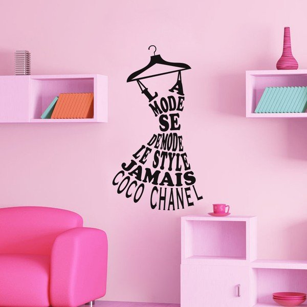 Ambiance Coco Chanel citat nalepka
