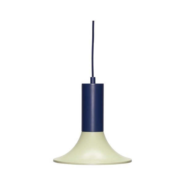 Svetlo zelena/temno modra kovinska zatemnitvena viseča svetilka ø 25 cm Luminary – Hübsch