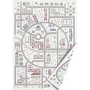 Bela obojestranska otroška preproga Narma Ülejõe, 140 x 200 cm