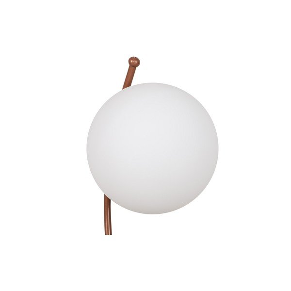 Bela/bronasta namizna svetilka s steklenim senčilom (višina 43 cm) Yay – Opviq lights-image-4