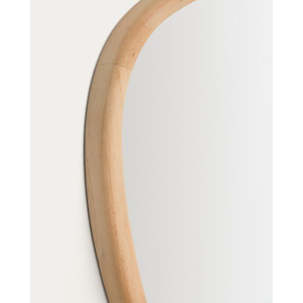 Stensko ogledalo z lesenim okvirjem 45,5x47 cm Alura – Kave Home-image-4