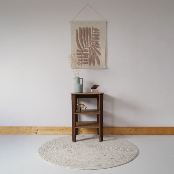 Kremno bela otroška preproga ø 140 cm Neethu Avoine – Nattiot-image-1