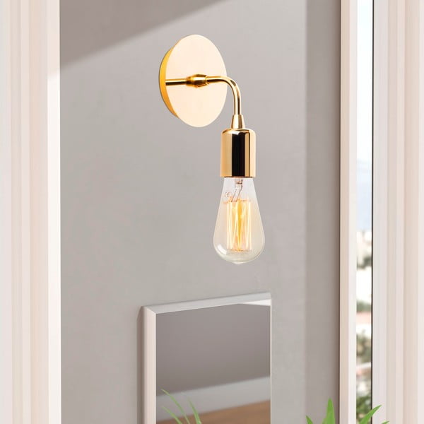 Stenska svetilka v zlati barvi Harput – Opviq lights-image-1
