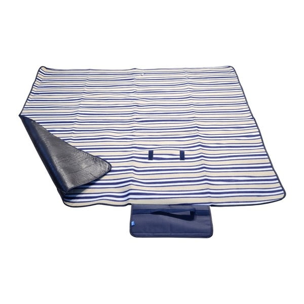 Modra odeja za piknik Cattara Fleece, 150 x 135 cm