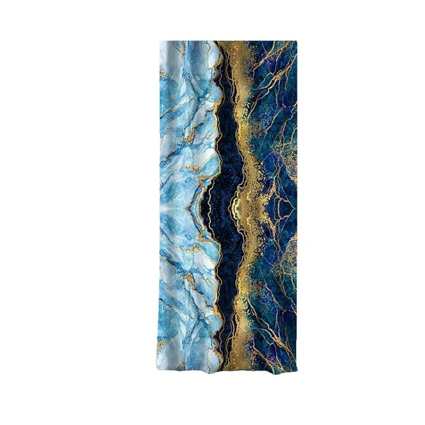 Modra/zlata zavesa 140x260 cm – Mila Home