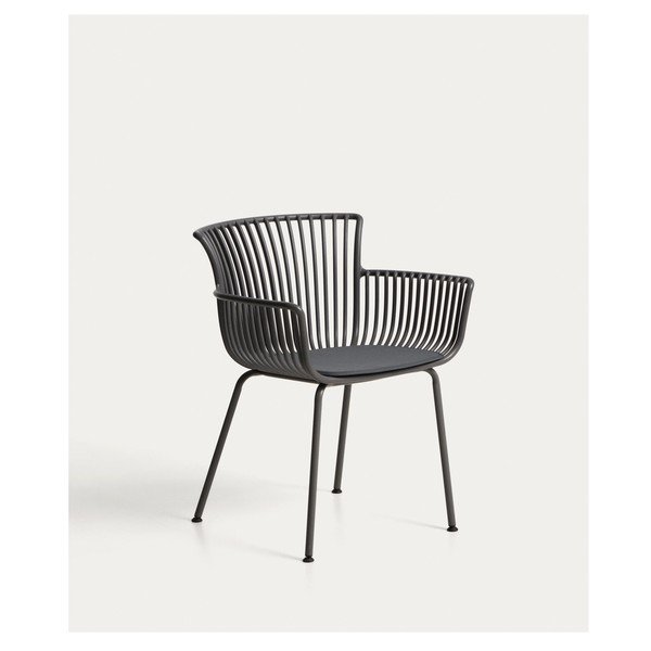 Temno siv vrtni stol Surpika – Kave Home
