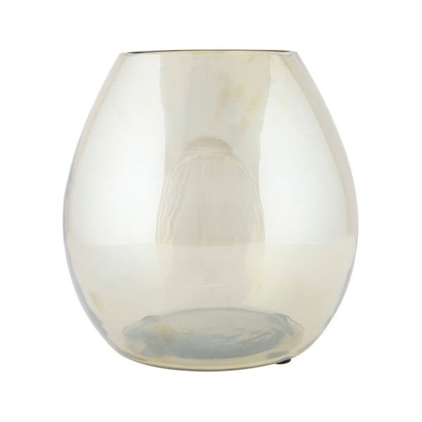 Svetlo zelena steklena vaza BePureHome Simple, ⌀ 20 cm