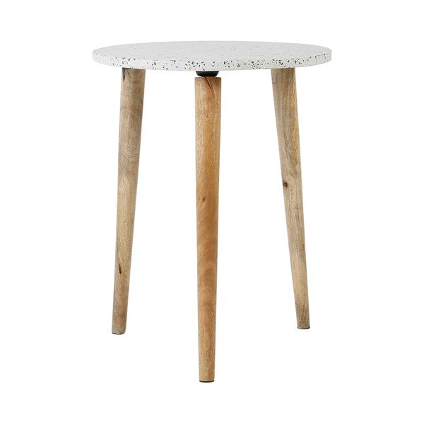 Okrogla mizica s terazzo ploščo ø 42 cm Terrazzo - Jardin d'Ulysse
