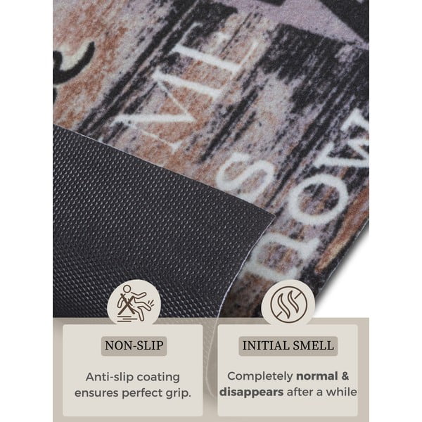 Rjava preproga 50x150 cm Enjoy Coffee Break - Hanse Home-image-4