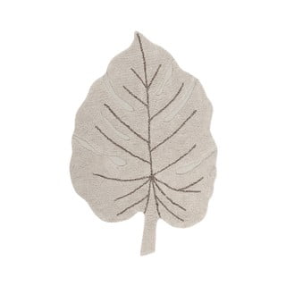 Bež pralna ročno tkana bombažna otroška preproga 120x180 cm Monstera Natural – Lorena Canals
