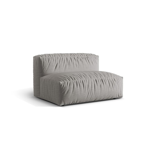 Svetlo siv modul za sedežno garnituro (sredinski modul) Martina – Micadoni Home-image-1