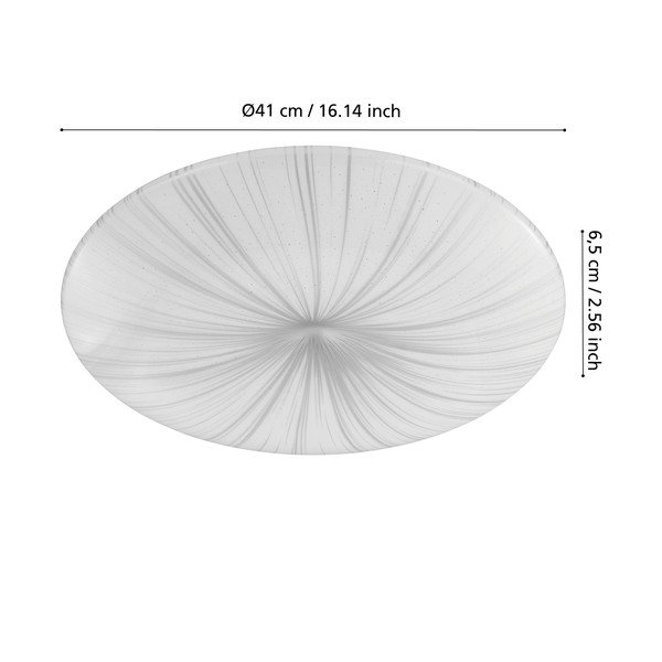 Bela/srebrna LED stropna svetilka NIEVES – EGLO-image-2