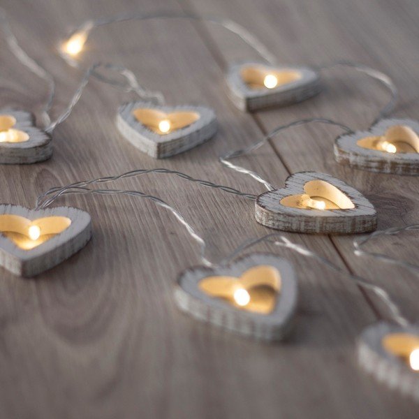 LED svetlobna veriga DecoKing Heart , 10 luči, dolžina 1,65 m-image-3
