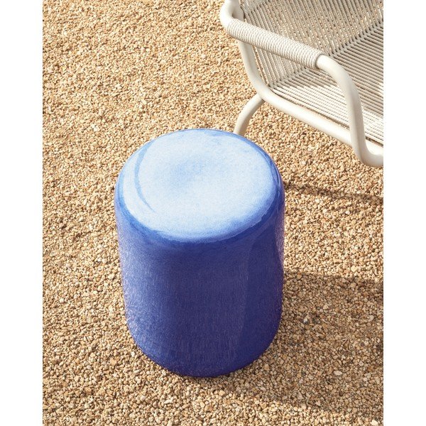 Keramična okrogla vrtna mizica ø 35 cm Mesquida – Kave Home-image-1