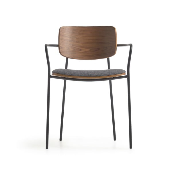 Siv/rjav jedilni stol Maureen – Kave Home-image-2