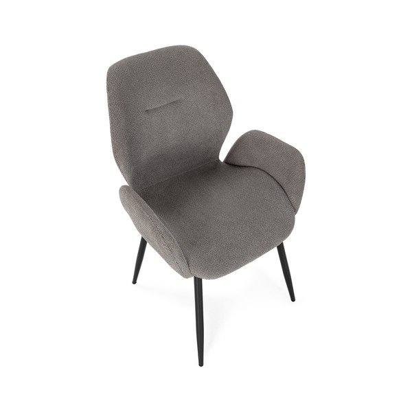 Sivi oblazinjeni jedilni stoli v kompletu 2 ks Ansu – Marckeric-image-3