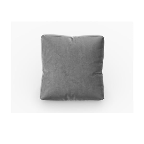 Siva žametna blazina za modularni kavč Rome Velvet - Cosmopolitan Design 