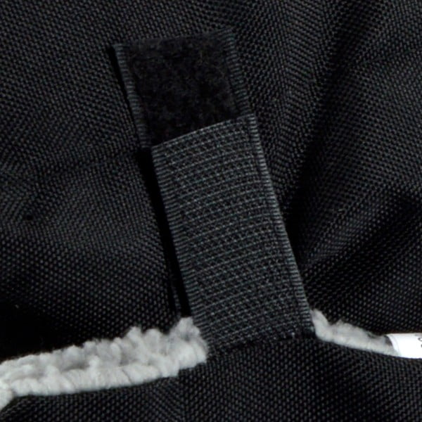 Črna podloga za pse iz sherpa flisa 50x80 cm – Love Story-image-4