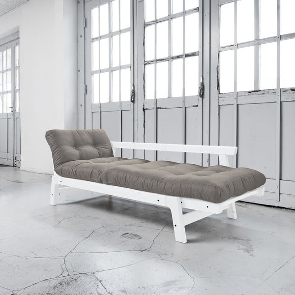 Raztegljiv kavč Karup Step White/Granite Grey-image-2