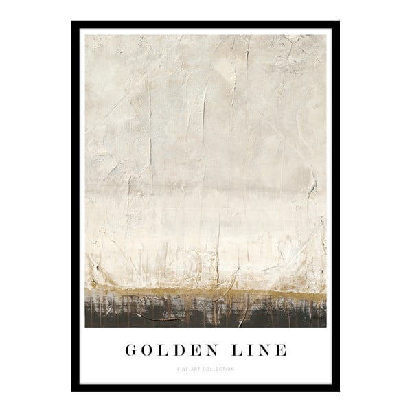 Plakat z okvirjem 52x72 cm Golden Line   – Malerifabrikken