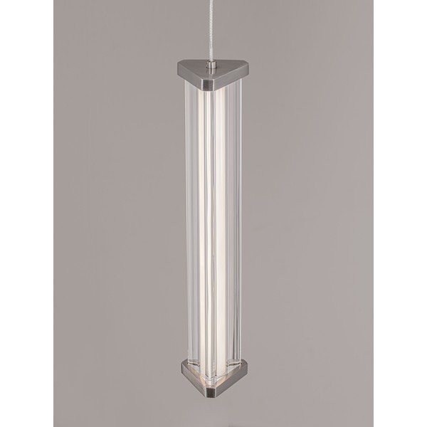 Mat črna/v mat srebrni barvi kovinska LED zatemnitvena viseča svetilka s senčilom iz akrilnega stekla ø 6 cm Pheme – Nova Luce-image-1