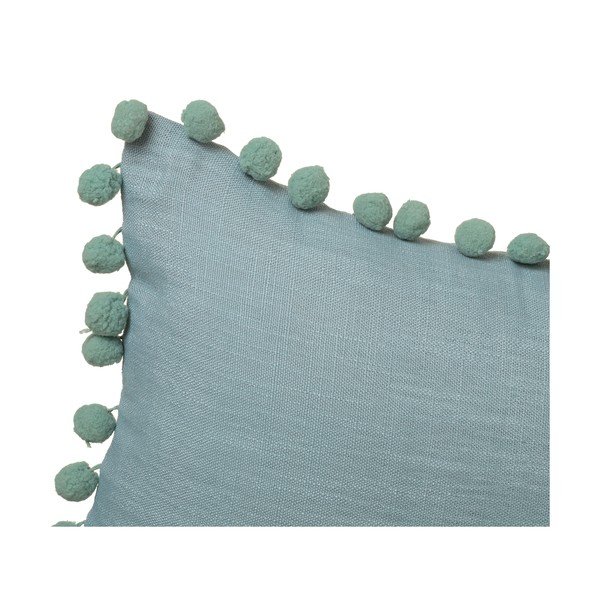 Zelen okrasni vzglavnik Casa Selección Pompon, 50 x 30 cm-image-2