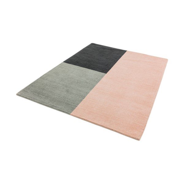 Roza-siva preproga Asiatic Carpets Blox, 200 x 300 cm-image-2
