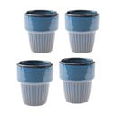 Modre keramične skodelice v kompletu za espresso 4 ks 100 ml Tone – Dakls