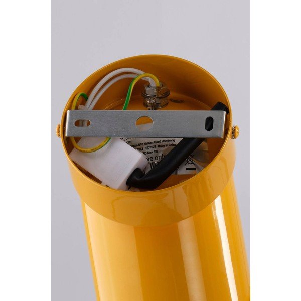 Rumeno kovinsko točkovno svetilo z upogljivo konstrukcijo/zatemnitveno ø 10,5 cm Ara – Jotex-image-4