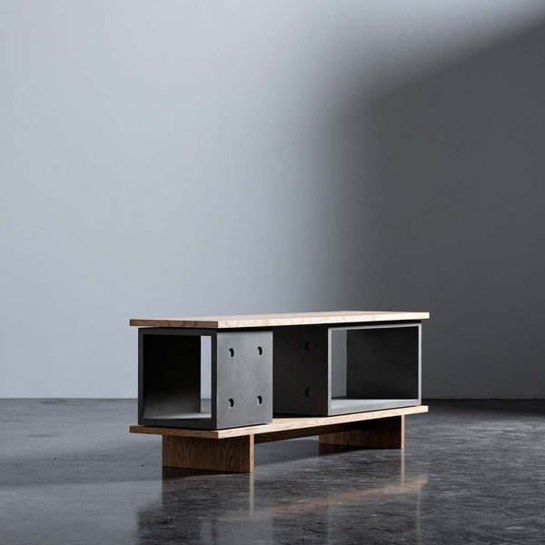 Betonska komoda Lyon Béton  Dice, 155 x 58 cm-image-1