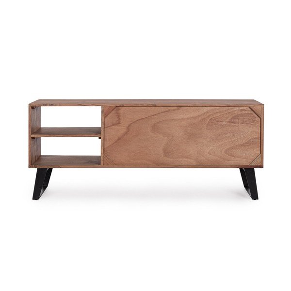 TV omarica iz masivne akacije v naravni barvi 145x60x40 cm Isar – Bizzotto-image-3