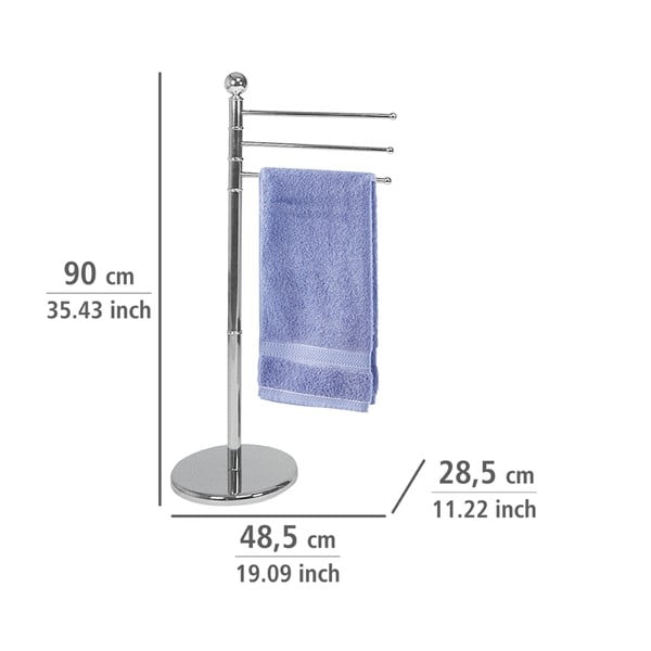 Kromirano stojalo za brisače Wenko Exclusive -image-3