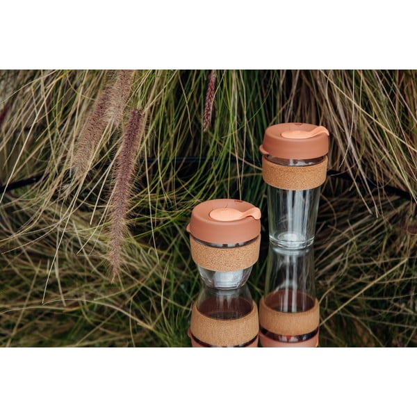 Rožnat/rjav potovalni lonček 227 ml Brew Frappe S – KeepCup-image-1