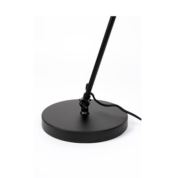 Črna namizna svetilka s kovinskim senčilom (višina 70 cm) Jona – White Label-image-4