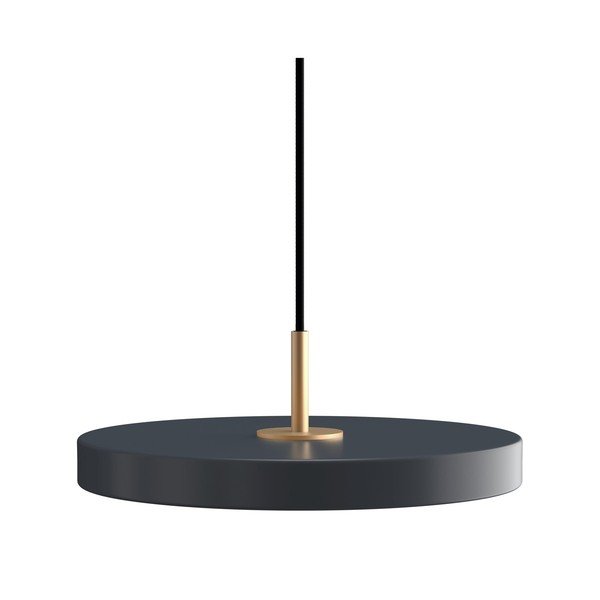 Antracitno siva kovinska LED zatemnitvena viseča svetilka s kovinskim senčilom ø 31 cm Asteria Plus – UMAGE