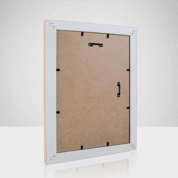 Svetlo rožnat plastičen stenski okvir 34x44 cm-image-1