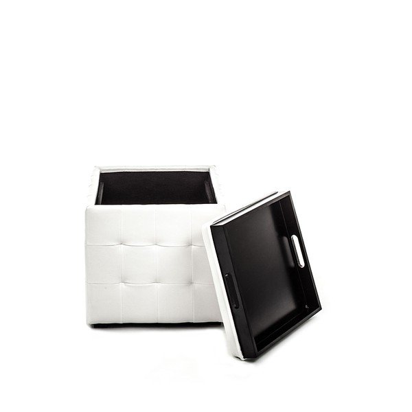 Beli puf s shranjevanjem Tomasucci Case-image-2