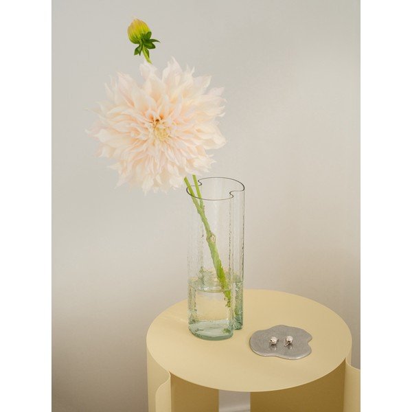 Steklena ročno izdelana vaza (višina 24 cm) Tubu – noo.ma-image-1