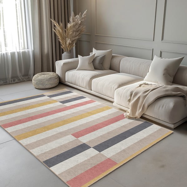 Pralna preproga 120x180 cm Rosy Bandas – Mila Home-image-1