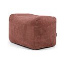 Opečnato oranžna vreča za sedenje iz rebrastega žameta Plus 70 Lounge – SLOWDOWN