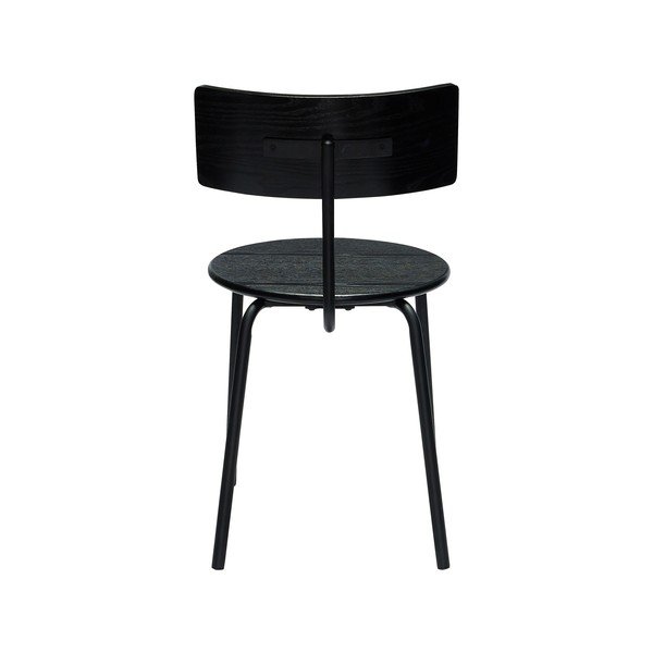 Črni jedilni stoli v kompletu 4 ks Koi – Hübsch-image-3