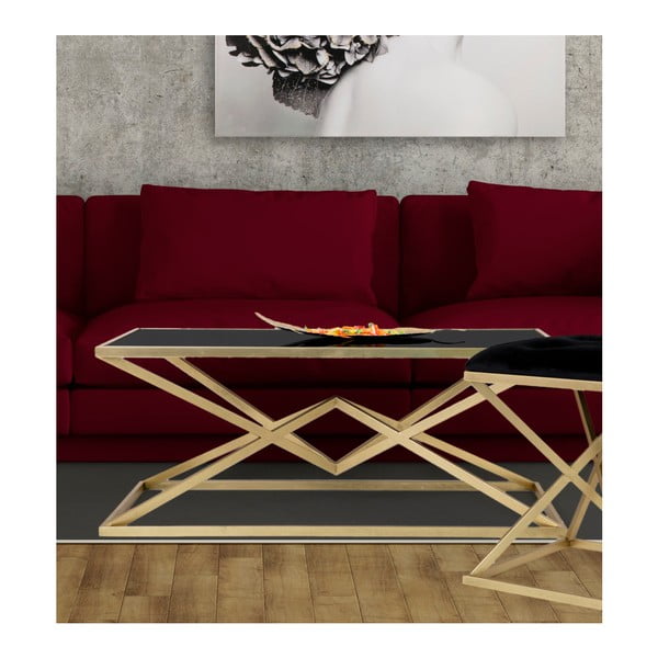 Kavna miza s črnim steklom Mauro Ferretti Piramid, 110 x 60 cm-image-3